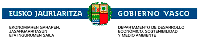 Gobierno vasco, departamento de desarrollo económico, sostenibilidad y medio ambiente